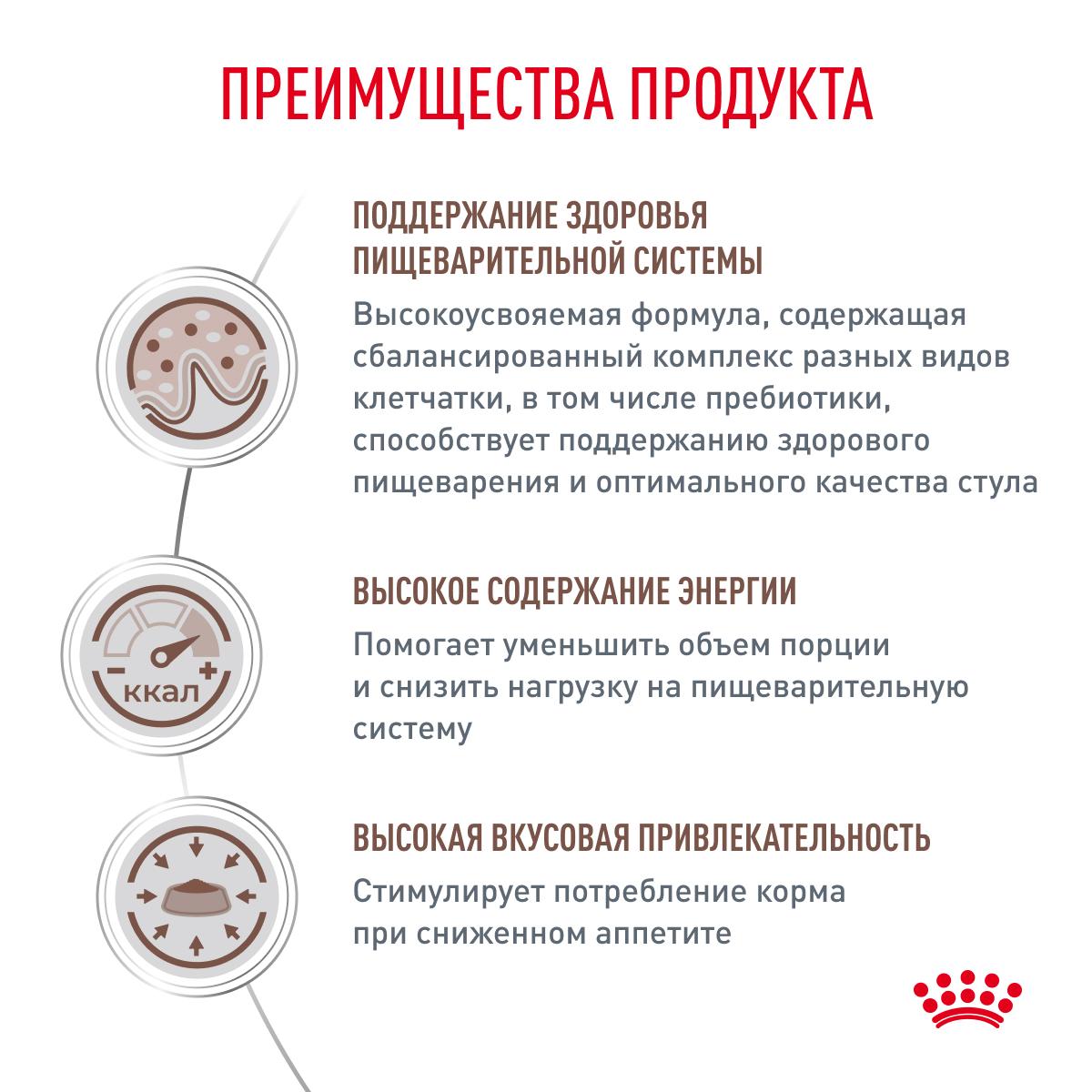 Royal Canin GASTROINTESTINAL (ГАСТРОИНТЕСТИНАЛ) Корм консервированный полнорационный диетический для взрослых кошек
