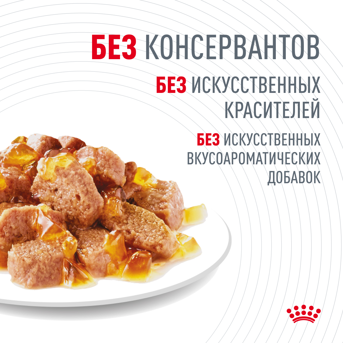 Корм Royal Canin Hair&Skin Care консервированный полнорационный для взрослых кошек для поддержания здоровья кожи и красоты шерсти, ломтики ткани в жел