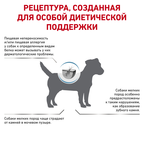 Ветеринарная диета для собак малых пород с пищевой aллергией, Hypoallergenic Small Dog Canine