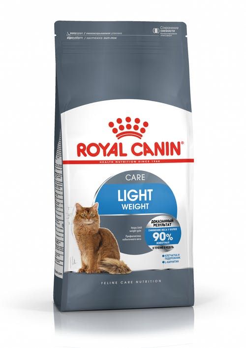 Корм для кошек низкокалорийный от 1 года, Light Weight Care