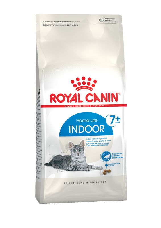 Корм для пожилых домашних кошек, Indoor 7+