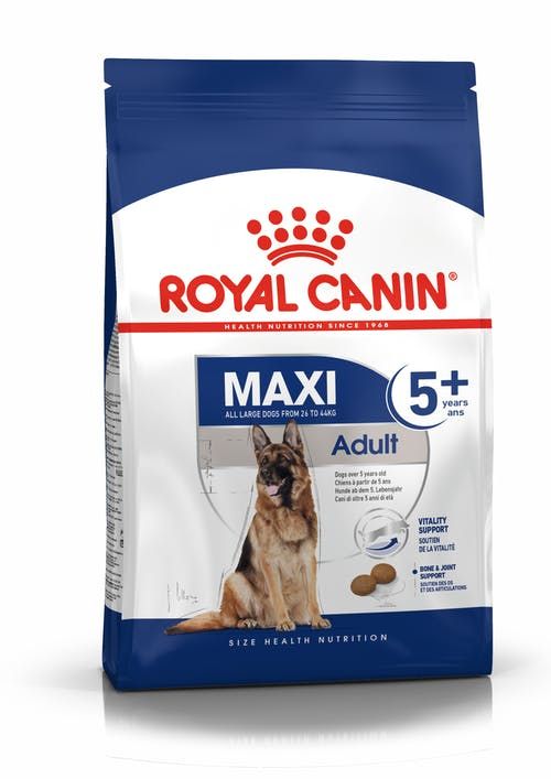 Корм для пожилых собак крупных пород 5-8 лет, Maxi Adult 5+