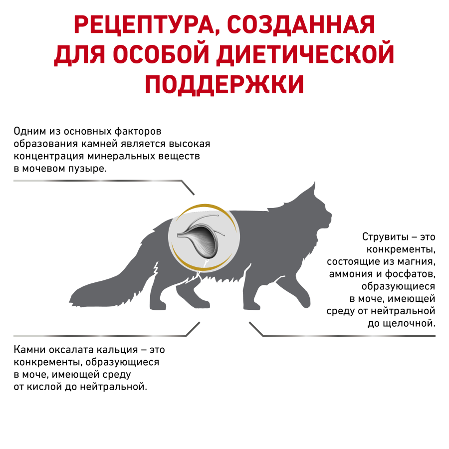 Корм для взрослых кошек при мочекаменной болезни Royal Canin Urinary S/O LP 34 Feline, сухой диетический